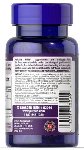 Resveratrol 100 mg & Pycnogenol® 30 mg