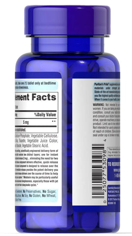 Bi-Layered Melatonin 5 mg