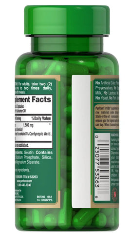 Cordyceps Mushroom 750 mg