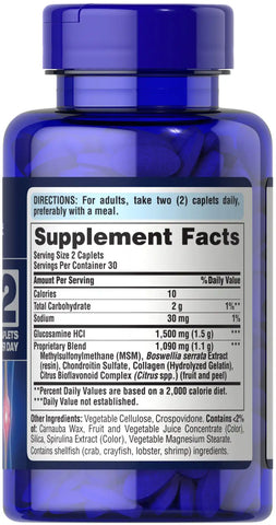 7 Day Formula Glucosamine, Chondroitin, MSM & Boswellia