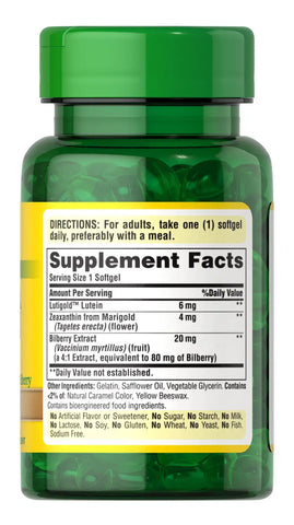 Herbavision Gold with Lutein,  Bilberry and Zeaxanthin