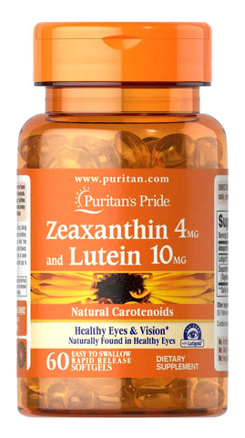 Zeaxanthin 4 mg with Lutein 10 mg