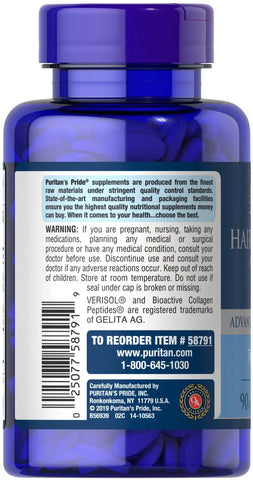Hair, Skin and Nails formulated with VERISOL®