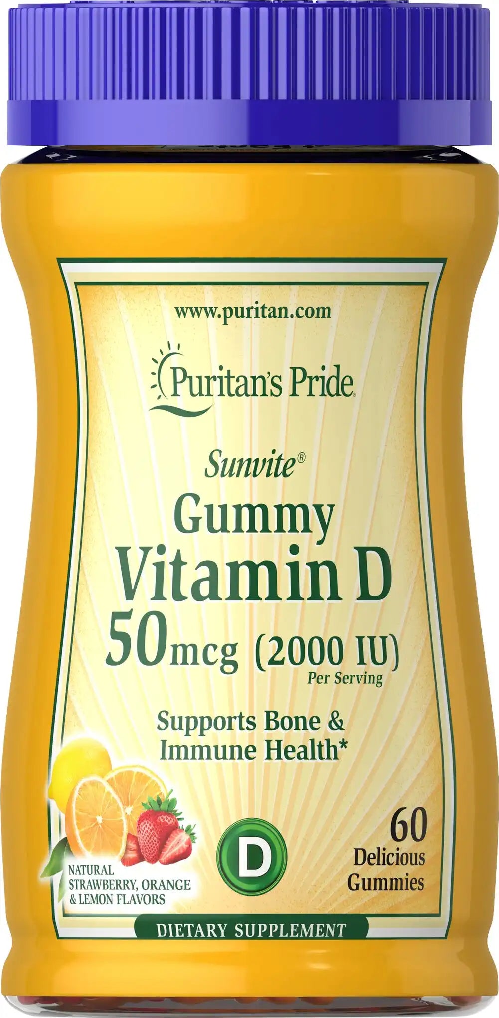 Vitamin D3 2000 IU (per serving) Gummies