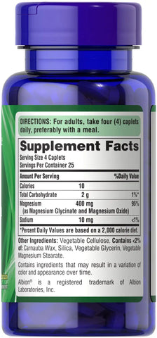 Albion® Chelated Magnesium 400 mg