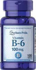 Vitamin B-6 (Pyridoxine Hydrochloride) 100 mg