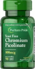 Chromium Picolinate 500 mcg Yeast Free