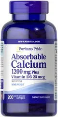 Absorbable Calcium 1200 mg Plus Vitamin D3 25 mcg