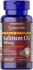 Omega-3 Salmon Oil 500 mg (105 mg Active Omega-3)