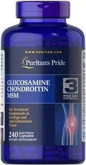 Glucosamine, Chondroitin & MSM Capsules-3 Per Day Formula