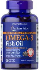 One Per Day Omega-3 Fish Oil 1400 mg (950 mg Active Omega-3)
