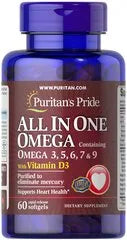All In One Omega 3, 5, 6, 7 & 9 with Vitamin D3