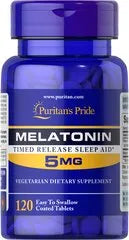 Timed Release Melatonin 5 mg with B-6